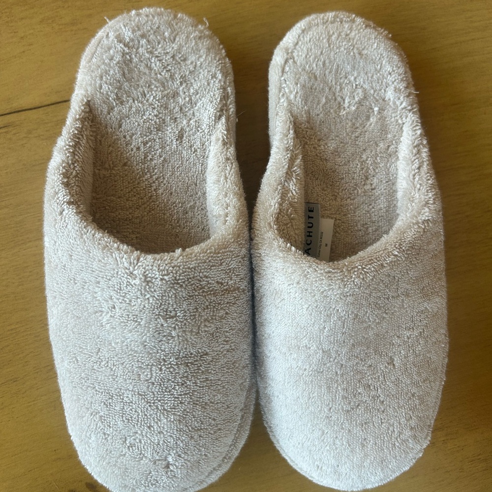 Parachute Cream Cotton Slippers
